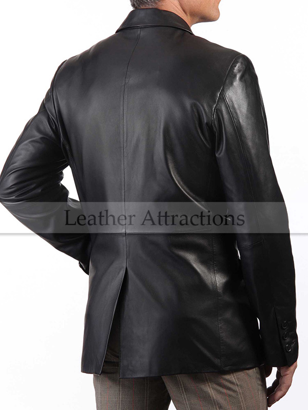 Italian Leather Blazer