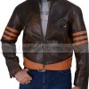 X-Men Wolverine Leather Jacket Front