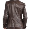 Avant Full Zipper Ladies Leather Jacket Back