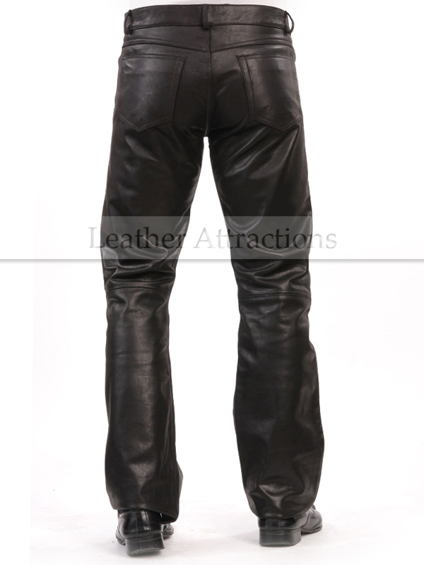 Boot Cut Style Leather Pants