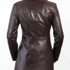 Chic Ladies Leather Jacket Main Back