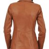 Euro Ladies Leather jacket Back