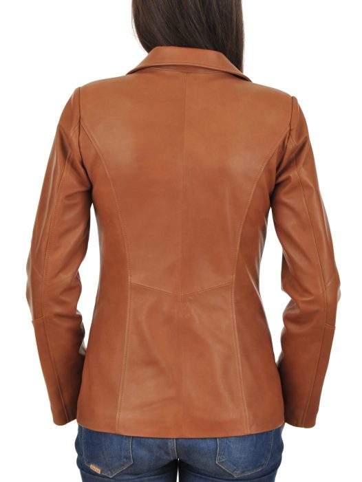 Euro Ladies Leather jacket Back