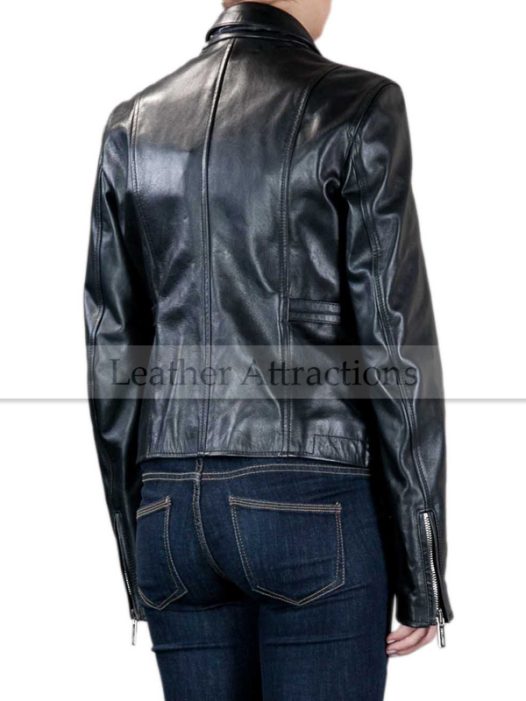 Italian women leather jacket
