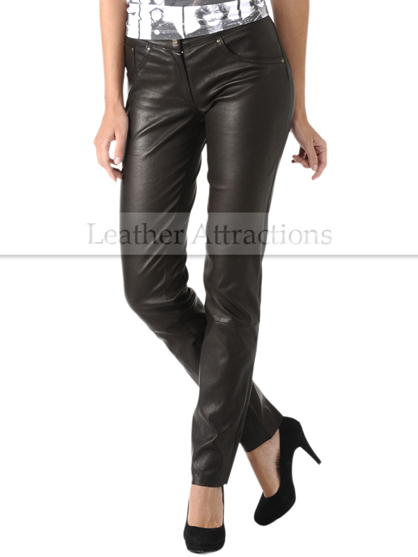 leather slacks